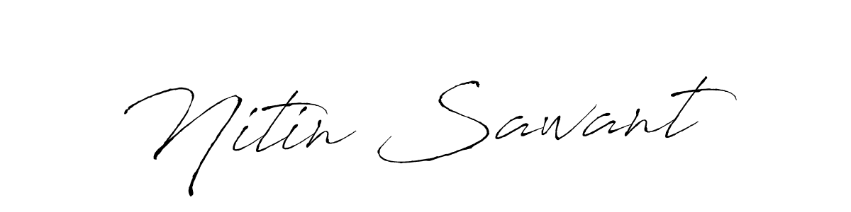 Make a beautiful signature design for name Nitin Sawant. Use this online signature maker to create a handwritten signature for free. Nitin Sawant signature style 6 images and pictures png