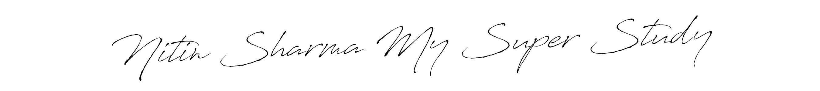 Make a beautiful signature design for name Nitin Sharma My Super Study. Use this online signature maker to create a handwritten signature for free. Nitin Sharma My Super Study signature style 6 images and pictures png