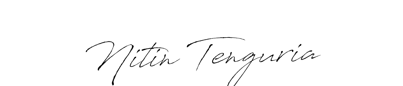 Nitin Tenguria stylish signature style. Best Handwritten Sign (Antro_Vectra) for my name. Handwritten Signature Collection Ideas for my name Nitin Tenguria. Nitin Tenguria signature style 6 images and pictures png