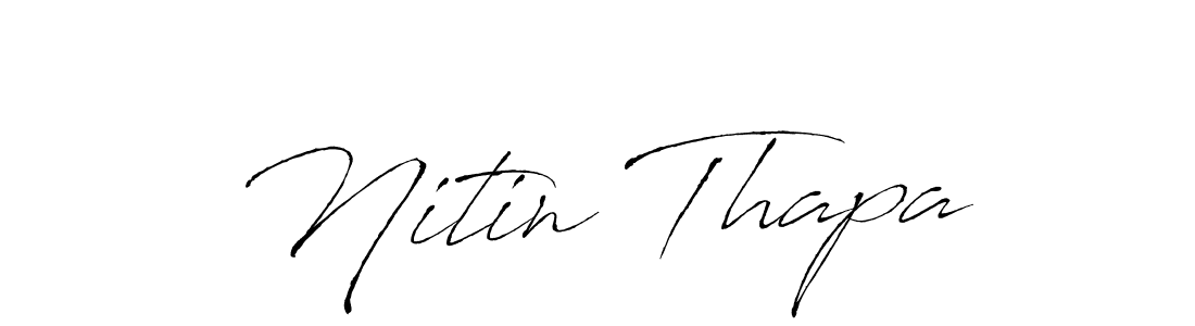 Make a beautiful signature design for name Nitin Thapa. Use this online signature maker to create a handwritten signature for free. Nitin Thapa signature style 6 images and pictures png