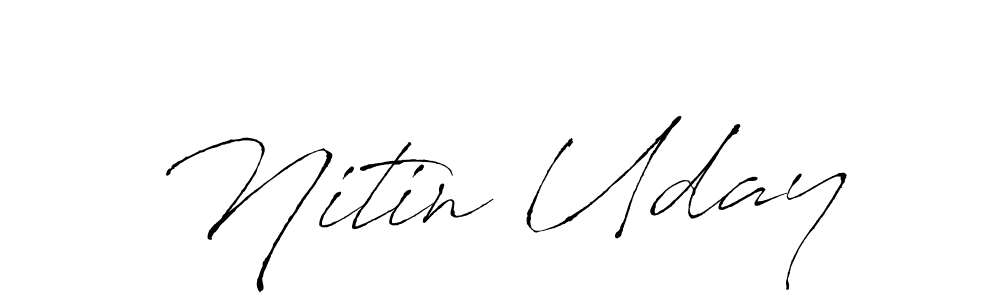 if you are searching for the best signature style for your name Nitin Uday. so please give up your signature search. here we have designed multiple signature styles  using Antro_Vectra. Nitin Uday signature style 6 images and pictures png