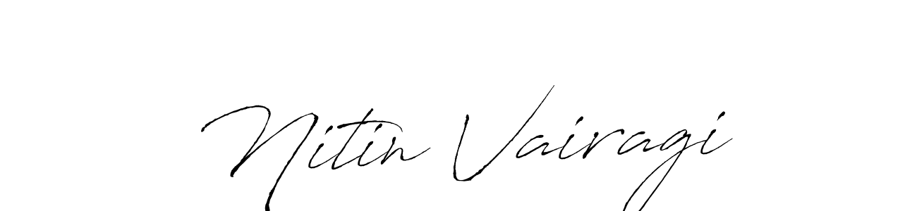 You should practise on your own different ways (Antro_Vectra) to write your name (Nitin Vairagi) in signature. don't let someone else do it for you. Nitin Vairagi signature style 6 images and pictures png