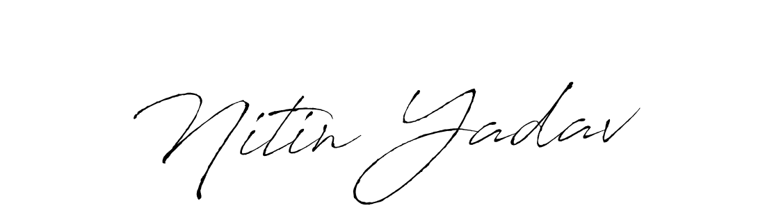 It looks lik you need a new signature style for name Nitin Yadav. Design unique handwritten (Antro_Vectra) signature with our free signature maker in just a few clicks. Nitin Yadav signature style 6 images and pictures png