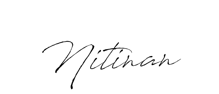 The best way (Antro_Vectra) to make a short signature is to pick only two or three words in your name. The name Nitinan include a total of six letters. For converting this name. Nitinan signature style 6 images and pictures png