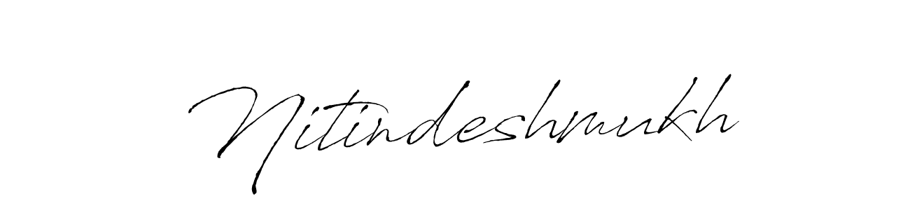 This is the best signature style for the Nitindeshmukh name. Also you like these signature font (Antro_Vectra). Mix name signature. Nitindeshmukh signature style 6 images and pictures png