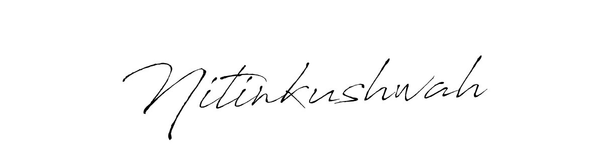 Nitinkushwah stylish signature style. Best Handwritten Sign (Antro_Vectra) for my name. Handwritten Signature Collection Ideas for my name Nitinkushwah. Nitinkushwah signature style 6 images and pictures png