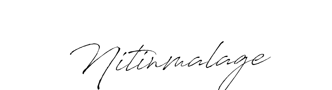 Make a beautiful signature design for name Nitinmalage. Use this online signature maker to create a handwritten signature for free. Nitinmalage signature style 6 images and pictures png