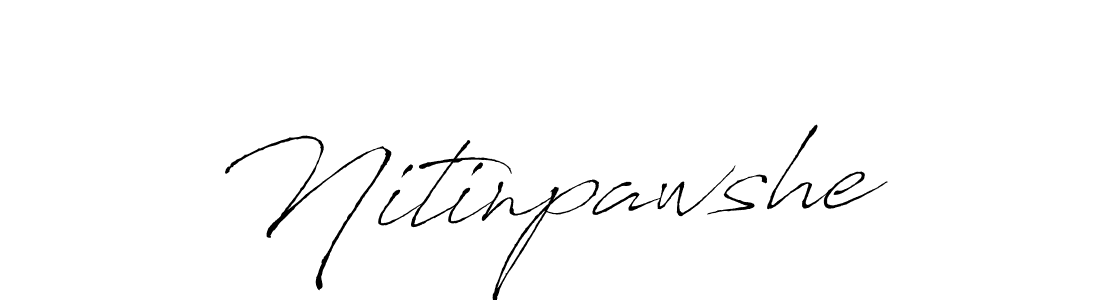 Similarly Antro_Vectra is the best handwritten signature design. Signature creator online .You can use it as an online autograph creator for name Nitinpawshe. Nitinpawshe signature style 6 images and pictures png