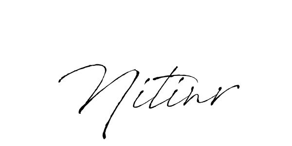 How to make Nitinr signature? Antro_Vectra is a professional autograph style. Create handwritten signature for Nitinr name. Nitinr signature style 6 images and pictures png