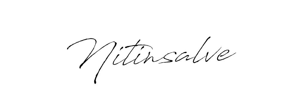 Also we have Nitinsalve name is the best signature style. Create professional handwritten signature collection using Antro_Vectra autograph style. Nitinsalve signature style 6 images and pictures png