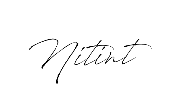 It looks lik you need a new signature style for name Nitint. Design unique handwritten (Antro_Vectra) signature with our free signature maker in just a few clicks. Nitint signature style 6 images and pictures png