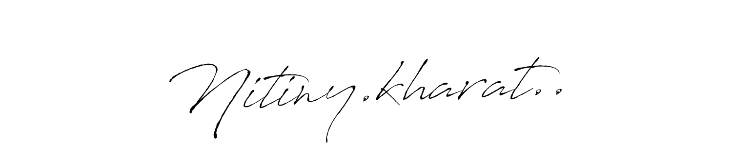 Similarly Antro_Vectra is the best handwritten signature design. Signature creator online .You can use it as an online autograph creator for name Nitiny.kharat... Nitiny.kharat.. signature style 6 images and pictures png