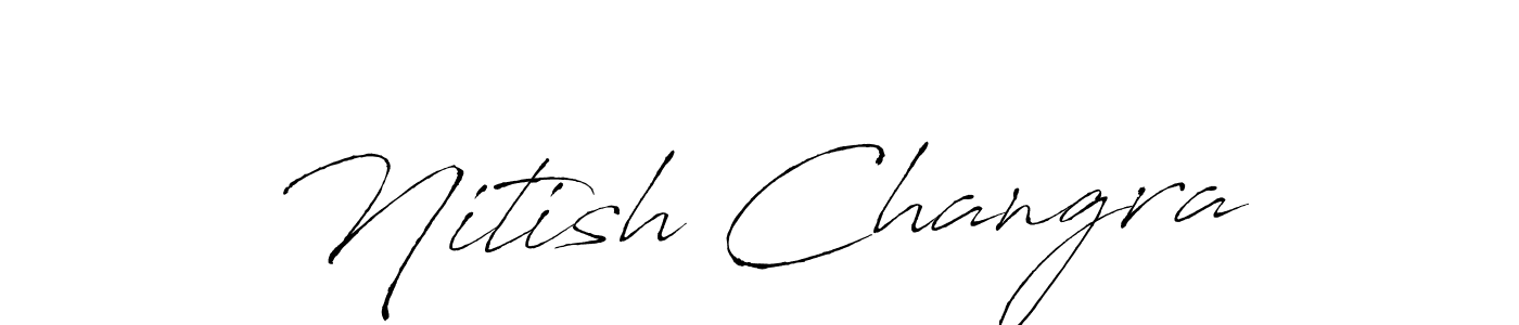Also we have Nitish Changra name is the best signature style. Create professional handwritten signature collection using Antro_Vectra autograph style. Nitish Changra signature style 6 images and pictures png