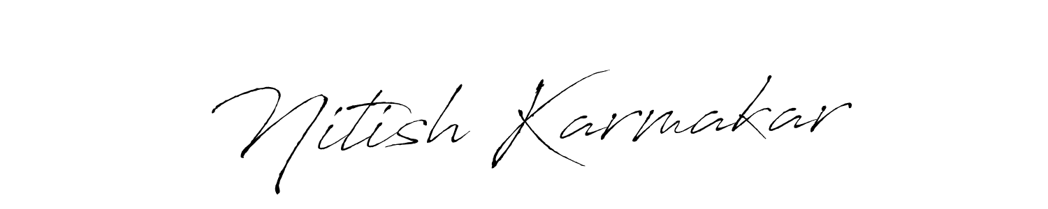Also You can easily find your signature by using the search form. We will create Nitish Karmakar name handwritten signature images for you free of cost using Antro_Vectra sign style. Nitish Karmakar signature style 6 images and pictures png
