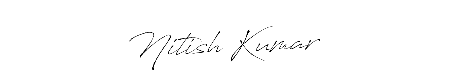 How to make Nitish Kumar❣️ name signature. Use Antro_Vectra style for creating short signs online. This is the latest handwritten sign. Nitish Kumar❣️ signature style 6 images and pictures png