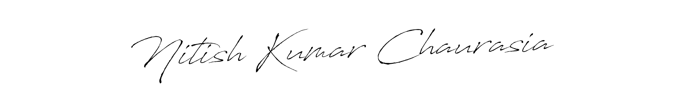 Also we have Nitish Kumar Chaurasia name is the best signature style. Create professional handwritten signature collection using Antro_Vectra autograph style. Nitish Kumar Chaurasia signature style 6 images and pictures png