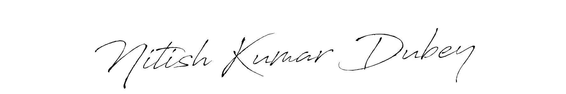 Create a beautiful signature design for name Nitish Kumar Dubey. With this signature (Antro_Vectra) fonts, you can make a handwritten signature for free. Nitish Kumar Dubey signature style 6 images and pictures png