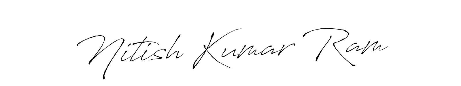 Design your own signature with our free online signature maker. With this signature software, you can create a handwritten (Antro_Vectra) signature for name Nitish Kumar Ram. Nitish Kumar Ram signature style 6 images and pictures png