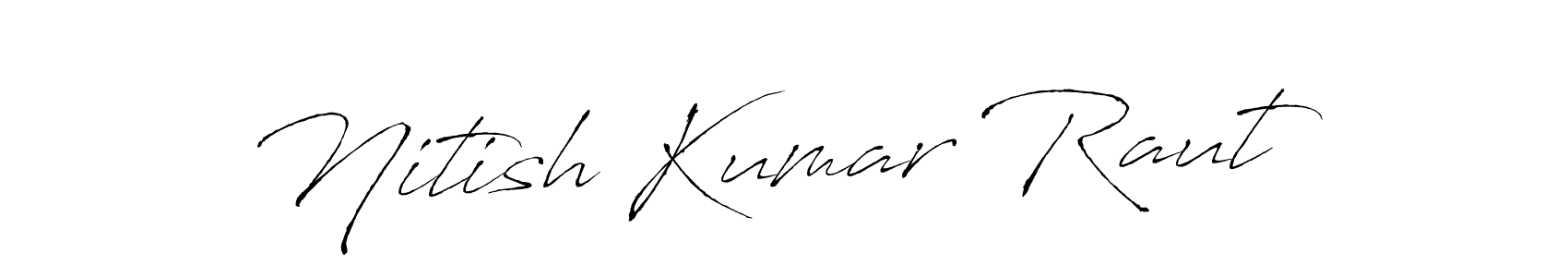 The best way (Antro_Vectra) to make a short signature is to pick only two or three words in your name. The name Nitish Kumar Raut include a total of six letters. For converting this name. Nitish Kumar Raut signature style 6 images and pictures png