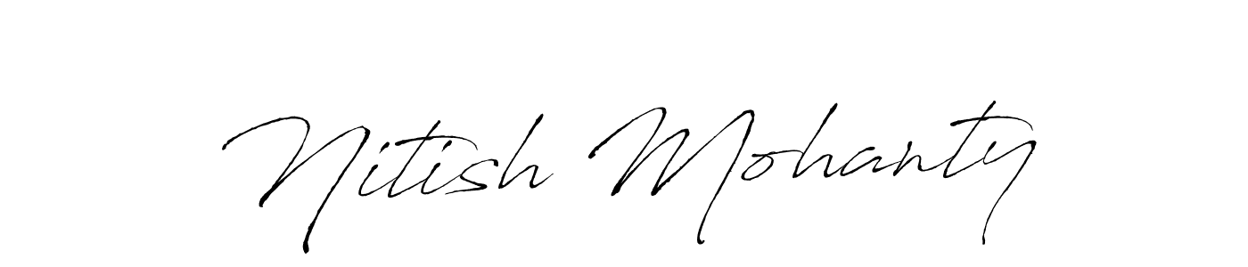 Design your own signature with our free online signature maker. With this signature software, you can create a handwritten (Antro_Vectra) signature for name Nitish Mohanty. Nitish Mohanty signature style 6 images and pictures png