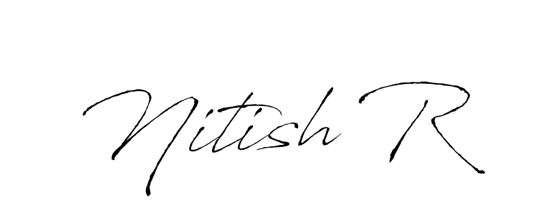 Also we have Nitish R name is the best signature style. Create professional handwritten signature collection using Antro_Vectra autograph style. Nitish R signature style 6 images and pictures png