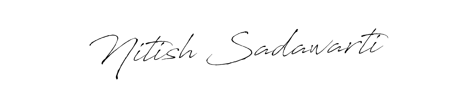 How to Draw Nitish Sadawarti signature style? Antro_Vectra is a latest design signature styles for name Nitish Sadawarti. Nitish Sadawarti signature style 6 images and pictures png