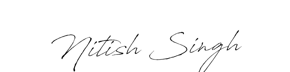 You can use this online signature creator to create a handwritten signature for the name Nitish Singh. This is the best online autograph maker. Nitish Singh signature style 6 images and pictures png