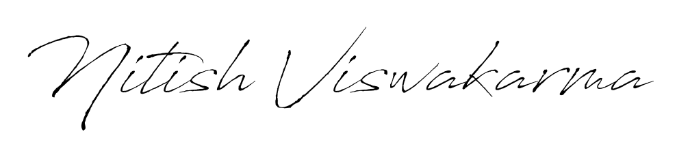 Also You can easily find your signature by using the search form. We will create Nitish Viswakarma name handwritten signature images for you free of cost using Antro_Vectra sign style. Nitish Viswakarma signature style 6 images and pictures png