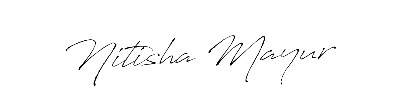 It looks lik you need a new signature style for name Nitisha Mayur. Design unique handwritten (Antro_Vectra) signature with our free signature maker in just a few clicks. Nitisha Mayur signature style 6 images and pictures png