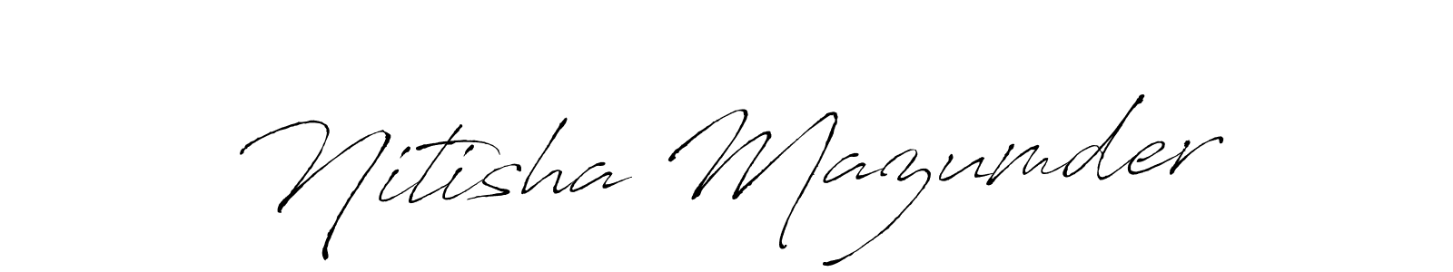 You can use this online signature creator to create a handwritten signature for the name Nitisha Mazumder. This is the best online autograph maker. Nitisha Mazumder signature style 6 images and pictures png