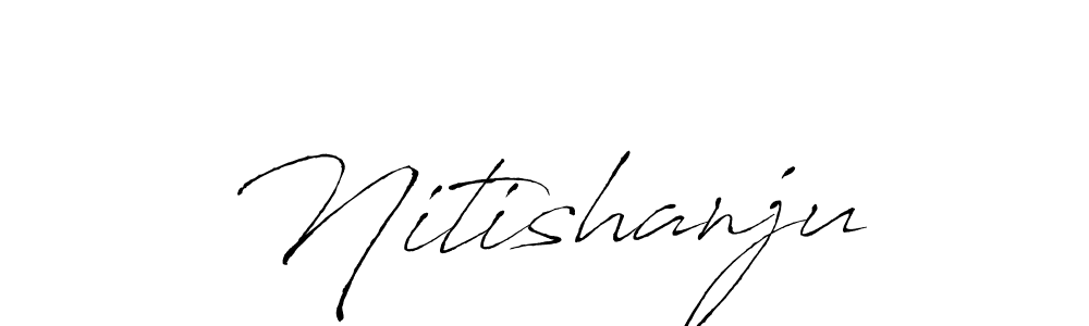 Antro_Vectra is a professional signature style that is perfect for those who want to add a touch of class to their signature. It is also a great choice for those who want to make their signature more unique. Get Nitishanju name to fancy signature for free. Nitishanju signature style 6 images and pictures png