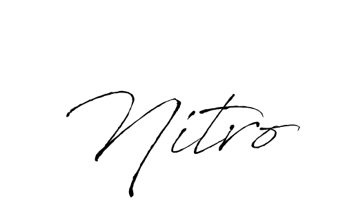 The best way (Antro_Vectra) to make a short signature is to pick only two or three words in your name. The name Nitro include a total of six letters. For converting this name. Nitro signature style 6 images and pictures png