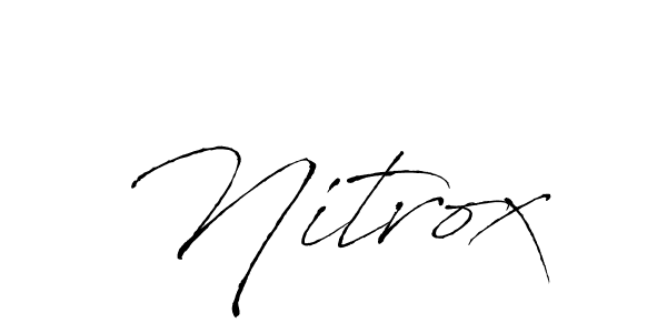 How to Draw Nitrox signature style? Antro_Vectra is a latest design signature styles for name Nitrox. Nitrox signature style 6 images and pictures png