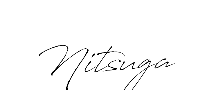 How to make Nitsuga name signature. Use Antro_Vectra style for creating short signs online. This is the latest handwritten sign. Nitsuga signature style 6 images and pictures png