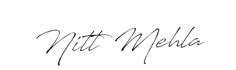 Similarly Antro_Vectra is the best handwritten signature design. Signature creator online .You can use it as an online autograph creator for name Nitt Mehla. Nitt Mehla signature style 6 images and pictures png