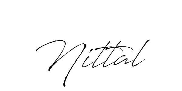 How to make Nittal name signature. Use Antro_Vectra style for creating short signs online. This is the latest handwritten sign. Nittal signature style 6 images and pictures png