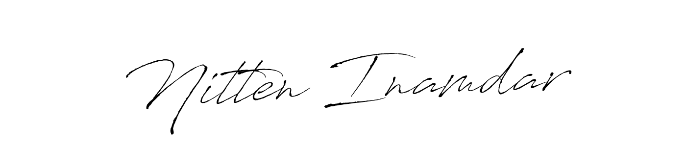 Here are the top 10 professional signature styles for the name Nitten Inamdar. These are the best autograph styles you can use for your name. Nitten Inamdar signature style 6 images and pictures png