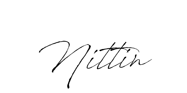 Also we have Nittin name is the best signature style. Create professional handwritten signature collection using Antro_Vectra autograph style. Nittin signature style 6 images and pictures png