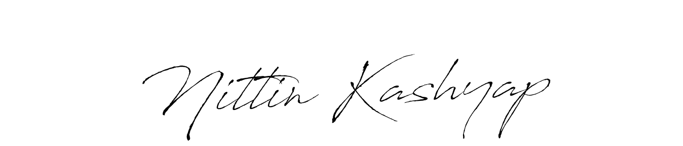 Also we have Nittin Kashyap name is the best signature style. Create professional handwritten signature collection using Antro_Vectra autograph style. Nittin Kashyap signature style 6 images and pictures png