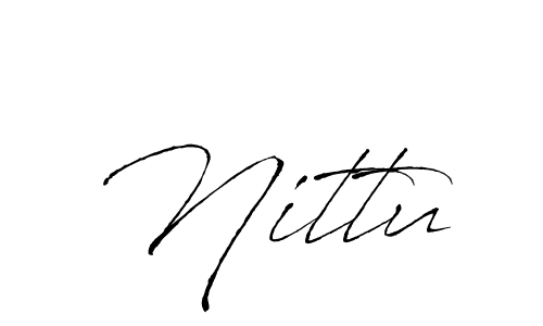 Nittu stylish signature style. Best Handwritten Sign (Antro_Vectra) for my name. Handwritten Signature Collection Ideas for my name Nittu. Nittu signature style 6 images and pictures png