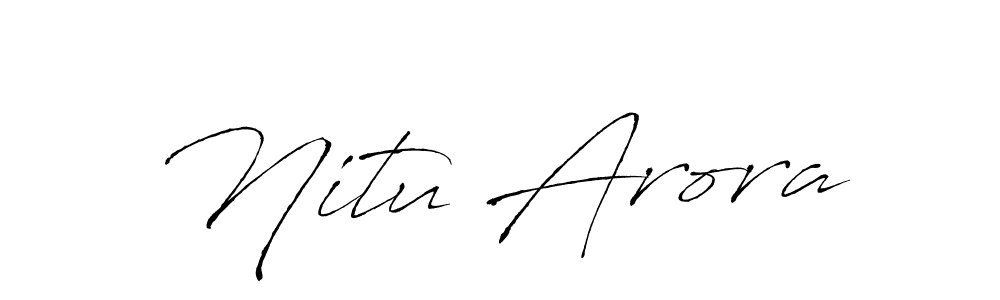 You should practise on your own different ways (Antro_Vectra) to write your name (Nitu Arora) in signature. don't let someone else do it for you. Nitu Arora signature style 6 images and pictures png