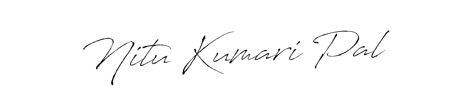 Design your own signature with our free online signature maker. With this signature software, you can create a handwritten (Antro_Vectra) signature for name Nitu Kumari Pal. Nitu Kumari Pal signature style 6 images and pictures png