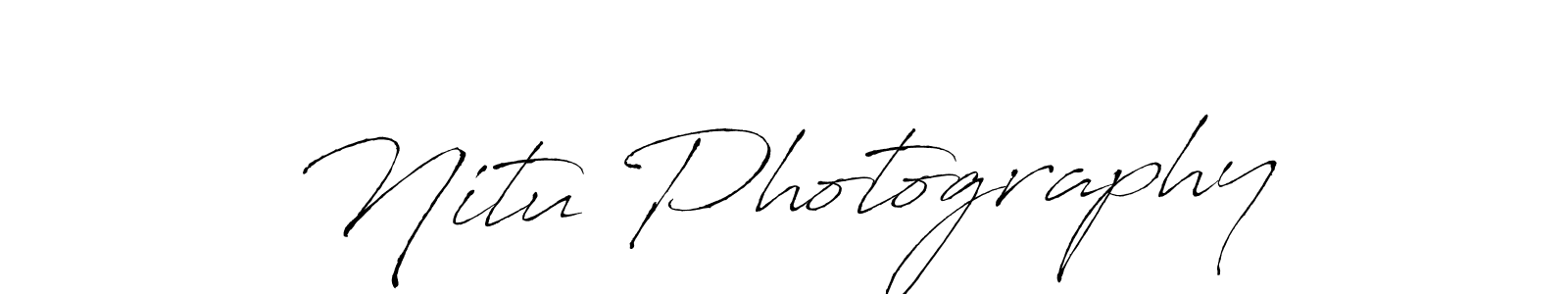 You should practise on your own different ways (Antro_Vectra) to write your name (Nitu Photography) in signature. don't let someone else do it for you. Nitu Photography signature style 6 images and pictures png