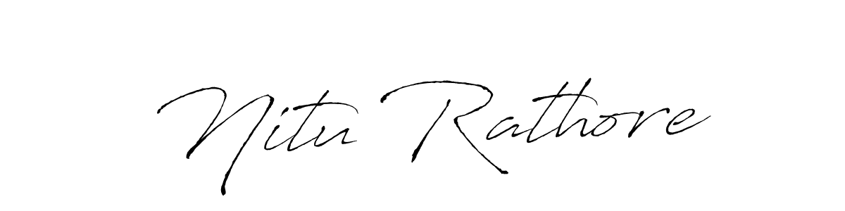 Also You can easily find your signature by using the search form. We will create Nitu Rathore name handwritten signature images for you free of cost using Antro_Vectra sign style. Nitu Rathore signature style 6 images and pictures png
