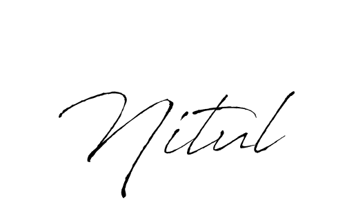 if you are searching for the best signature style for your name Nitul. so please give up your signature search. here we have designed multiple signature styles  using Antro_Vectra. Nitul signature style 6 images and pictures png