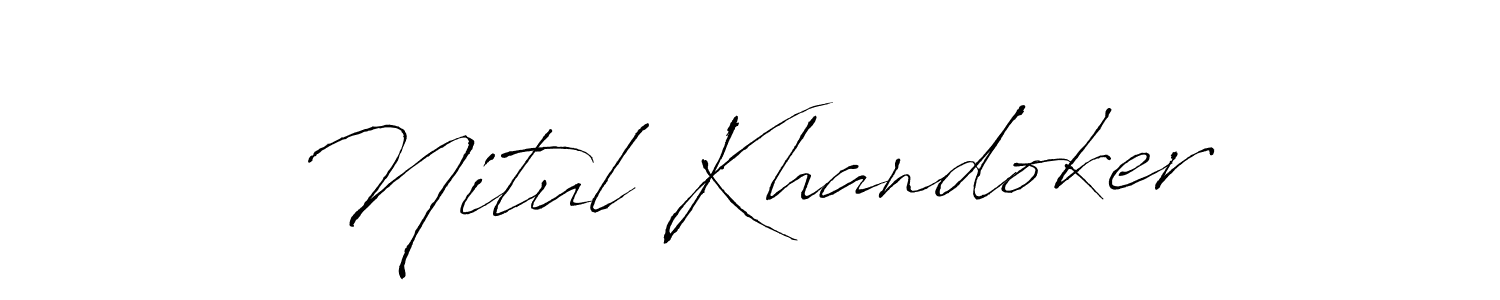 How to Draw Nitul Khandoker signature style? Antro_Vectra is a latest design signature styles for name Nitul Khandoker. Nitul Khandoker signature style 6 images and pictures png