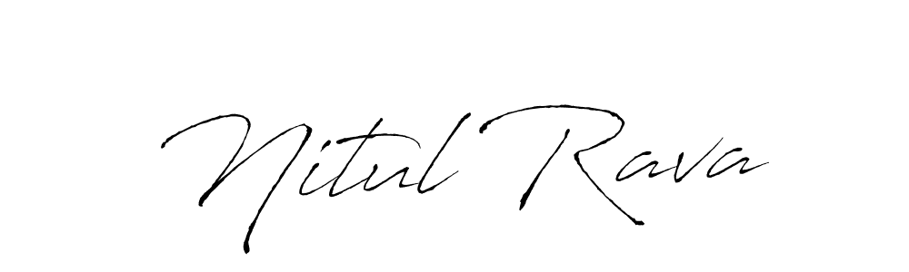 The best way (Antro_Vectra) to make a short signature is to pick only two or three words in your name. The name Nitul Rava include a total of six letters. For converting this name. Nitul Rava signature style 6 images and pictures png