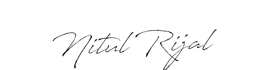 Once you've used our free online signature maker to create your best signature Antro_Vectra style, it's time to enjoy all of the benefits that Nitul Rijal name signing documents. Nitul Rijal signature style 6 images and pictures png