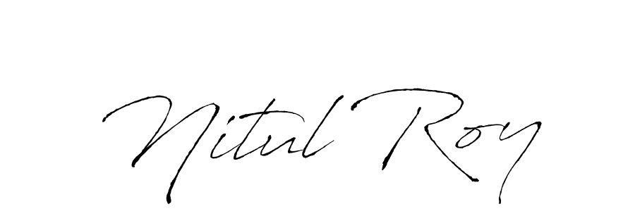 Make a beautiful signature design for name Nitul Roy. With this signature (Antro_Vectra) style, you can create a handwritten signature for free. Nitul Roy signature style 6 images and pictures png