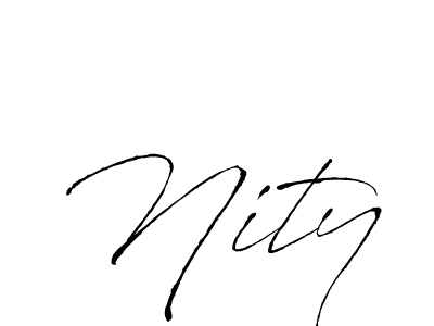 if you are searching for the best signature style for your name Nity. so please give up your signature search. here we have designed multiple signature styles  using Antro_Vectra. Nity signature style 6 images and pictures png